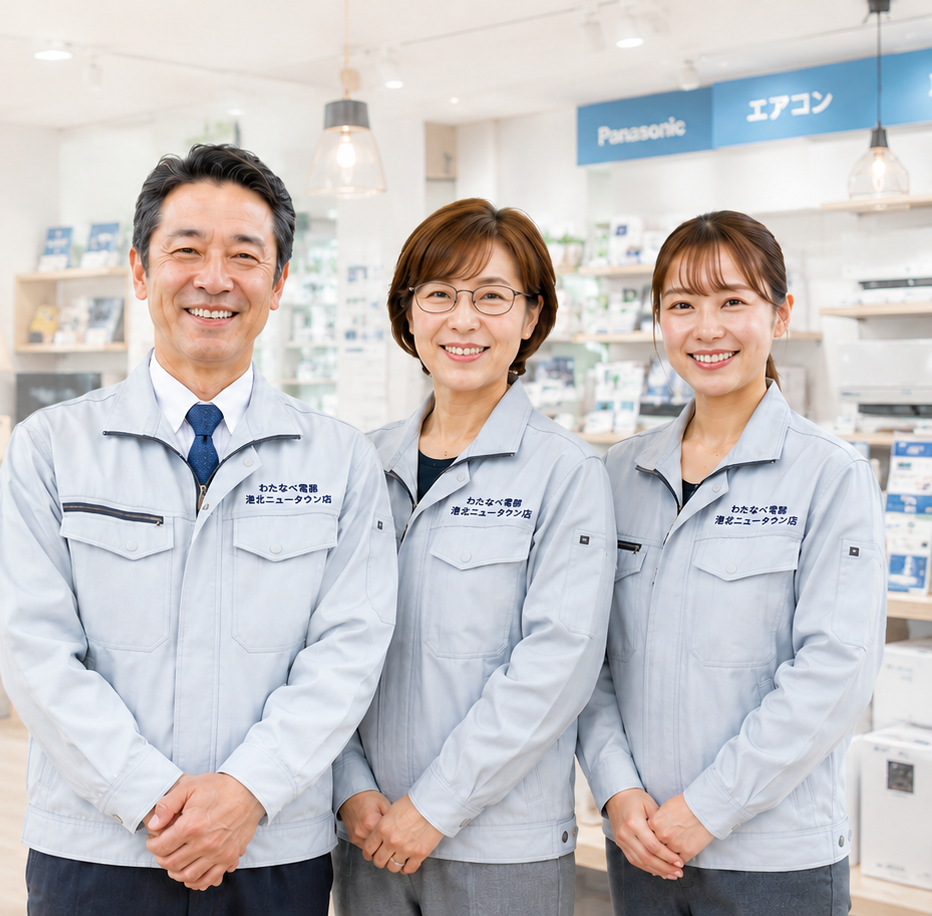 京浜電工のスタッフ3名